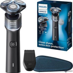 Phillips Norelco "NEW" Series 5000, Wet & Dry Electric Rechargeable Shaver X5004
